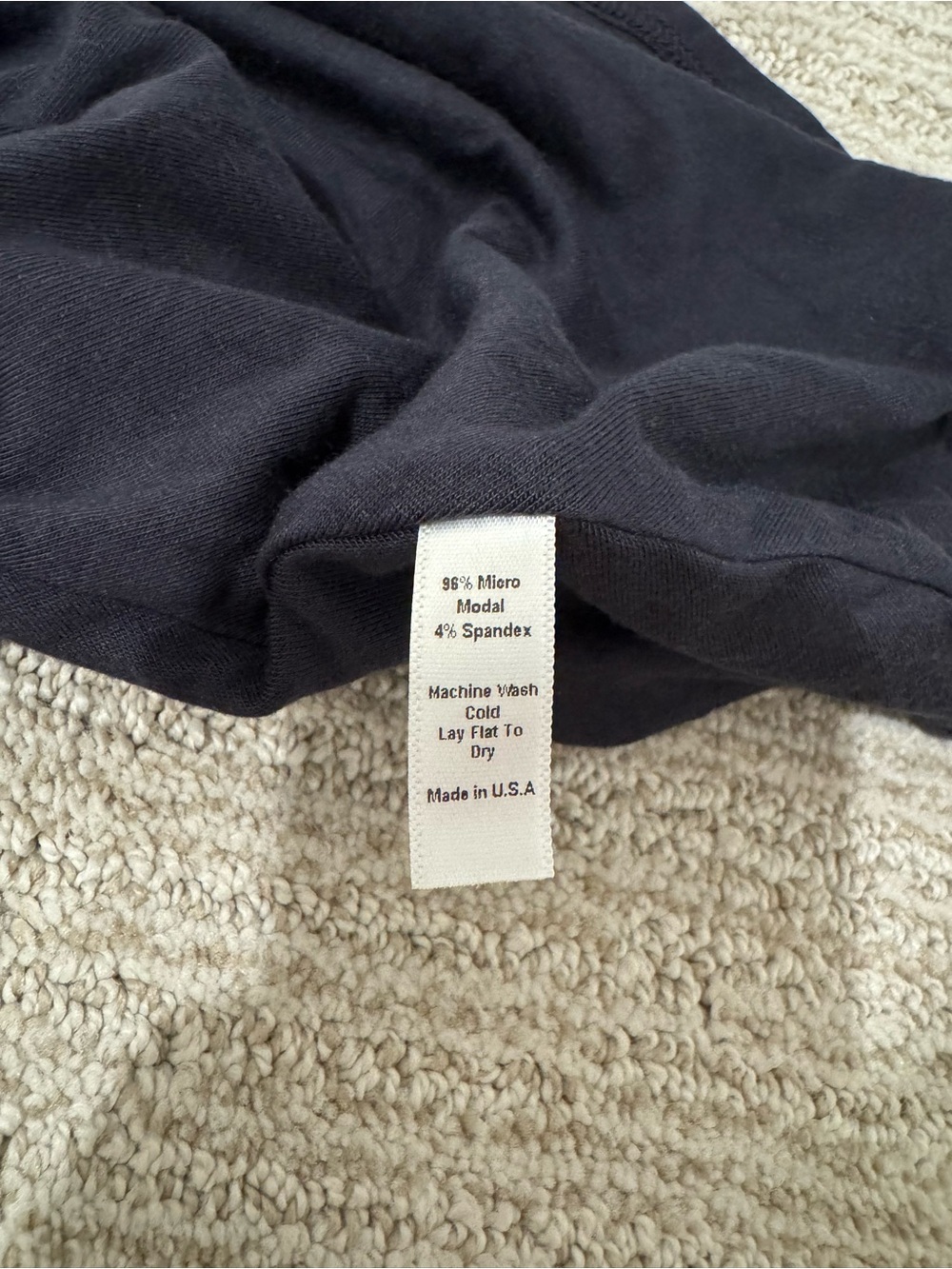 Joah Brown Sleeveless Navy Boatneck Mini Dress - SIZE MEDIUM - Picture 6 of 6